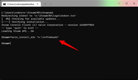 steamcmd download.